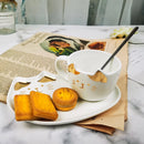 the CAT SET - Cute Creative Cat Drinkware Ceramics Coffee Mug Set Handgrip Mugs with Tray, Novelty Coffee Teacups Milk Cup