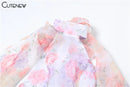 the DIXIE PIXIE - Halter Lace Up Sweet Women Mini Dress, Sexy Backless Ruffle Stacked A-Line Bodycon Female Fashion Princess Party Dress