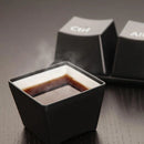 the KEYBOARD - 3PC Set Creative Keyboard Teacup Coffee Cups Ctrl Del Alt Keys Mugs