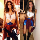 the PRETTY WOMAN - Movie Pretty Woman Dress Cosplay Julia Roberts Richard Gere Romantic Comedy Film Costume Sexy Bare Waist Dress Halloween Costume