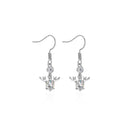 the RHINESTONE COLLECTION - Christmas Stud Earrings Trend New in Year Jewelry Gift Christmas Santa Claus Hat Reindeer Piercing Earrings