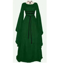 the MEDIEVAL WITCH - Witch Dress Cosplay Vampire Bride Halloween Carnival Party Performance Middle Ages Costumes
