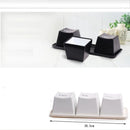 the KEYBOARD - 3PC Set Creative Keyboard Teacup Coffee Cups Ctrl Del Alt Keys Mugs