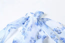 the DIXIE PIXIE - Halter Lace Up Sweet Women Mini Dress, Sexy Backless Ruffle Stacked A-Line Bodycon Female Fashion Princess Party Dress