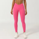 the CRISS CROSS LEGGINGS - Sport Fitness High Waist Tights Elastic Sexy Yoga Pants Training Running Gym Quick Dry Breathable Leggings