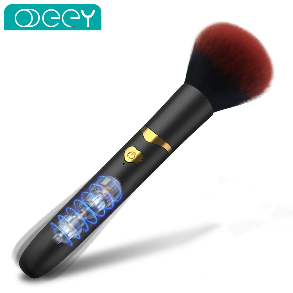 the MAKE ME BLUSH - Makeup Brush G Spot Vibrator Sex Toys Powerful Vib