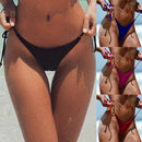 the UNTIE ME - Women Solid Low Waist Swimwear