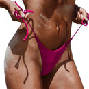 the UNTIE ME - Women Solid Low Waist Swimwear