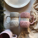 the KNITTER - 450ML Ceramics Ball of Yarn Mugs Home Decor