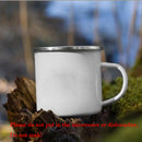 the CAT GOSSIP - Not Supposed to Tell Anyone but Funny Enamel Coffee/Tea Mug