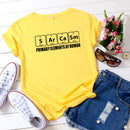 the ELEMENTS - Sarcasm Primary Elements Women T-Shirt