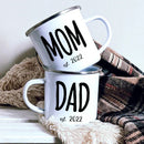 the MOMACORN - Mom and Dad Print Coffee Mugs