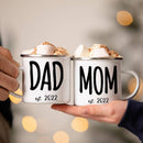 the MOMACORN - Mom and Dad Print Coffee Mugs