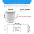 the MY CAMPER CUP - Personalized Custom Name Campervan Enamel Mug