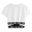 the FIND & SEEK - Lady Fashion Latter Cross Bandage Sexy Tops