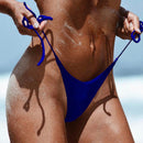 the UNTIE ME - Women Solid Low Waist Swimwear