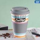 the COFFEE BEAN - 401-500ml Eco Friendly Bamboo Reusable Travel Cup