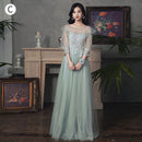 the TAYLOR Dress - Green Long Bridesmaid Dresses