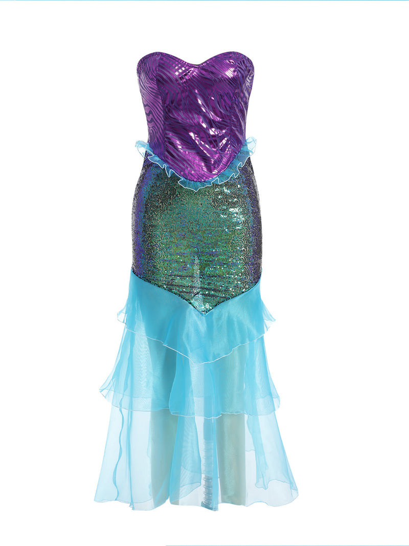 the MERMAID - Anime Sexy Mermaid Ariel Princess Costumes Adults Women