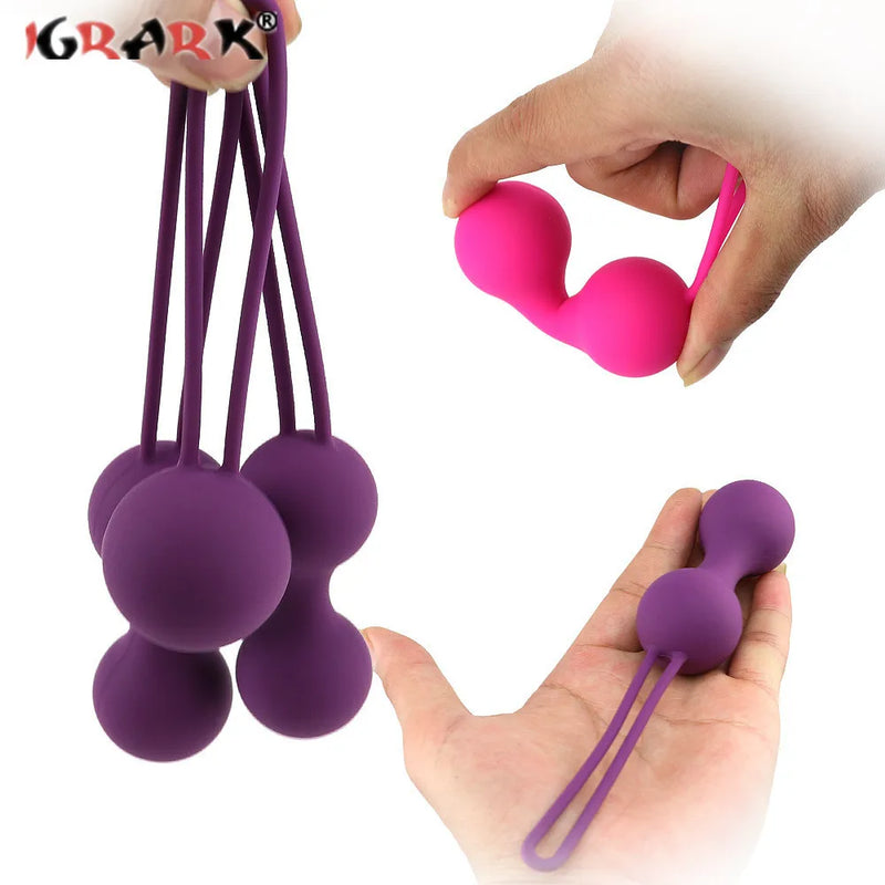 the BEN WA - Tighten Ben Wa Vagina Muscle Trainer Kegel Ball Egg Intimate Sex Toys for Woman 18+ Adults Chinese Vaginal Balls Erotic Products