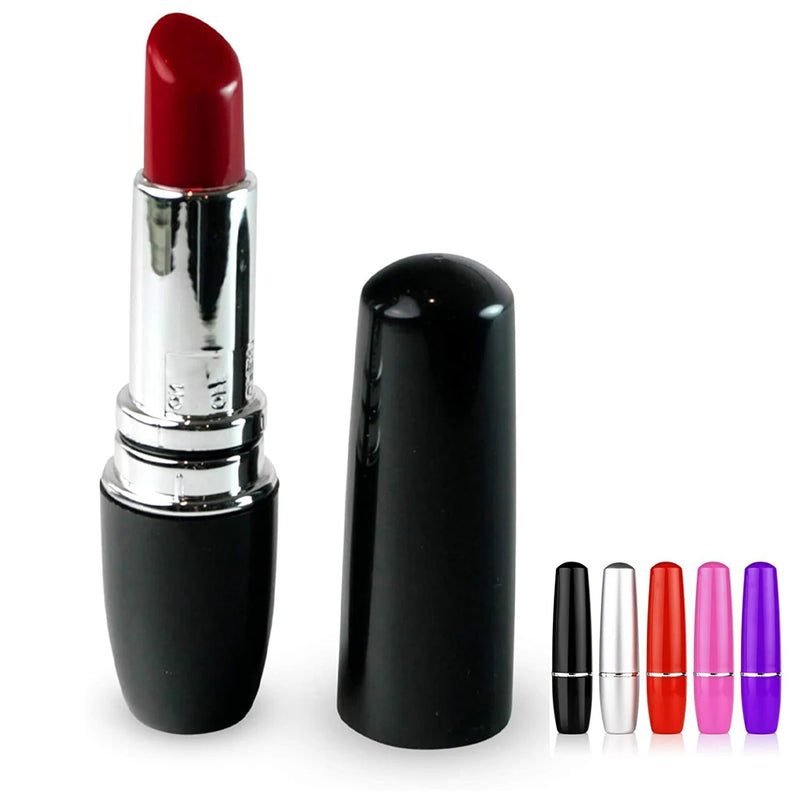 the LIPSTICK - Mini Lipstick Vibrator Speed Adjustable Privacy Bullet Clitoris Stimulator Massage Erotic Sex Toys For Women Adult Products