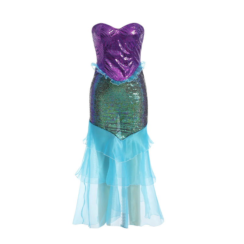 the MERMAID - Anime Sexy Mermaid Ariel Princess Costumes Adults Women