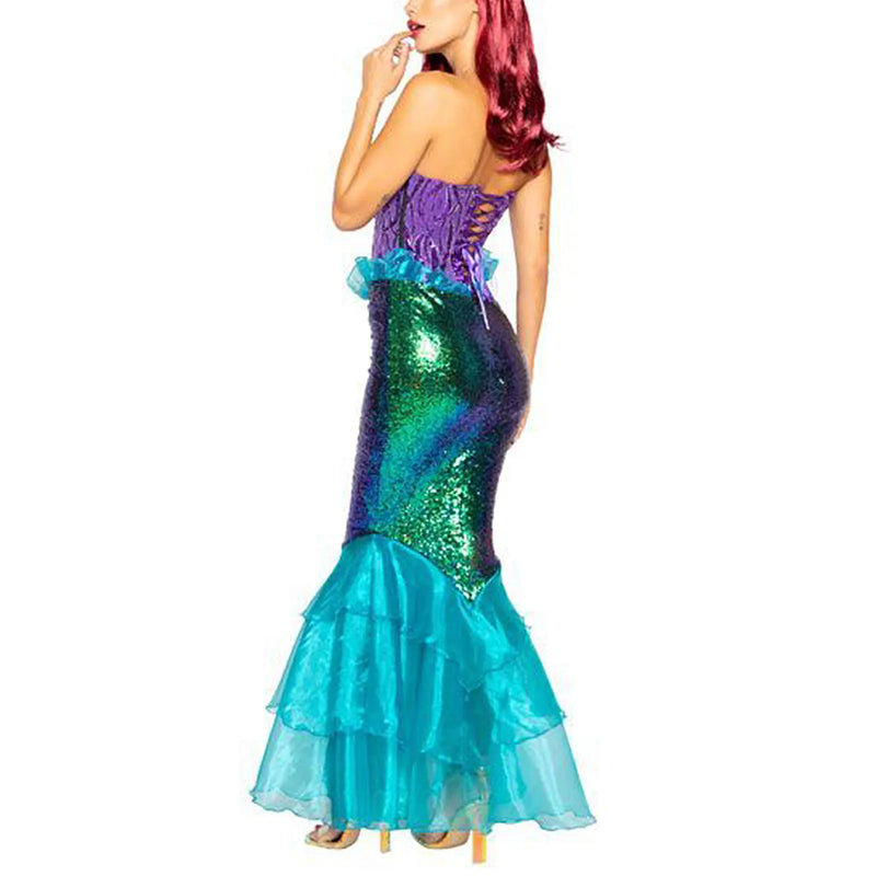 the MERMAID - Anime Sexy Mermaid Ariel Princess Costumes Adults Women