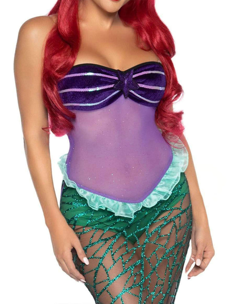 the MERMAID - Anime Sexy Mermaid Ariel Princess Costumes Adults Women