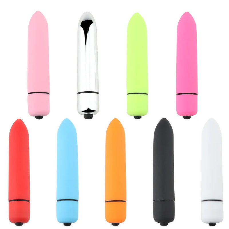 the BULLET - 10 Speeds Mini Bullet Vibrator Vaginal Massage Dildos Sex Toys for Women Adult Games AV Stick Erotic Product Clitoris Stimulator