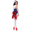 the SEXY SAILOR - Blue Sea Navy Fancy Dress Halloween Carnival Party Club Exotic Sailor Cosplay Costume