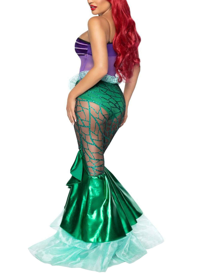 the MERMAID - Anime Sexy Mermaid Ariel Princess Costumes Adults Women