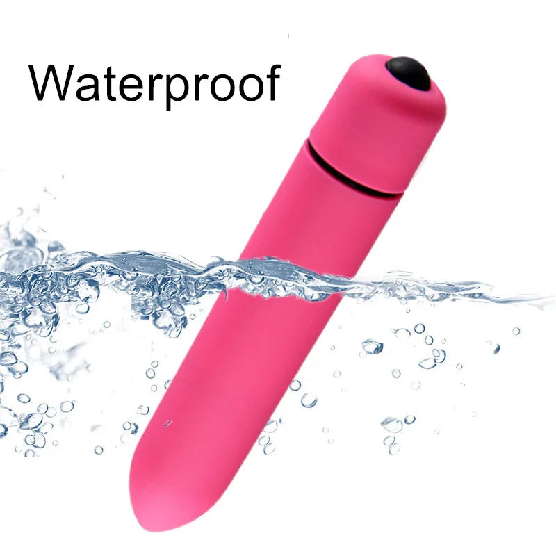 the BULLET - 10 Speeds Mini Bullet Vibrator Vaginal Massage Dildos Sex Toys for Women Adult Games AV Stick Erotic Product Clitoris Stimulator