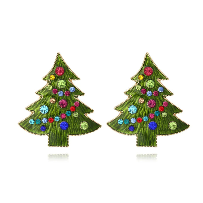 the MERRIMENT COLLECTION - Sweet Christmas Gingerbread Man Earrings New Year Gifts