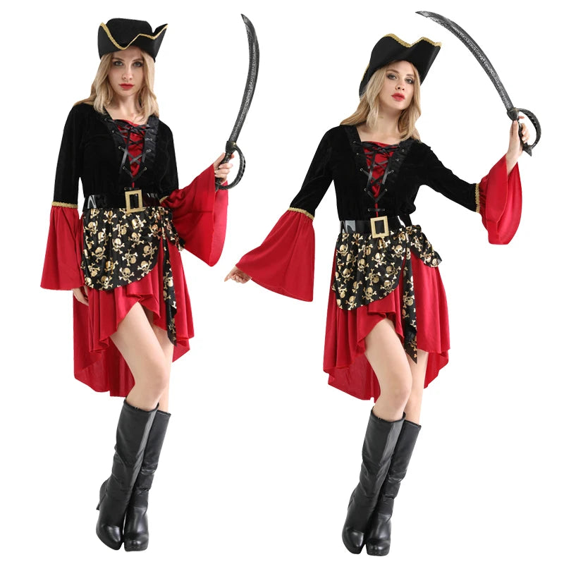 the PIRATE COLLECTION - Halloween Theme Women Fancy Dress