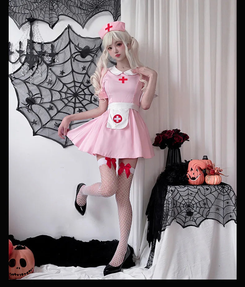 the NAUGHTY NURSE - Halloween Adult Costume Female Nurse Costume