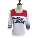the BADASS HARLEY QUINN - Harley Cosplay Suicide Squad Costume Halloween Adult Jacket Pants Party Clothes