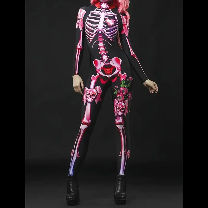 the ROSE SKELETON - Skeleton Rose Costume for Women & Girls Ghost Bride