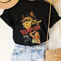 The Return of Vanpurr Cat Print Women Crew Neck T-shirt Short Sleeve Casual Top for Spring & Summer Women's Clothing