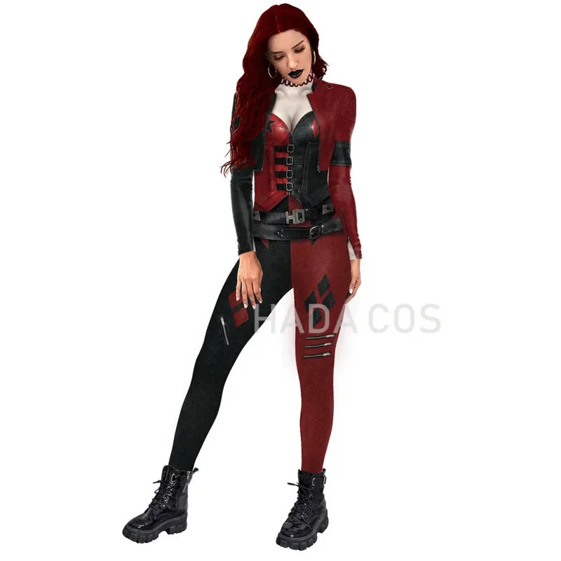 the HARLEQUIN - Halloween Party Cosplay Women Joker