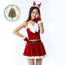 the SANTA COSPLAY CHRISTMAS - Christmas Dress Sexy Cosplay Uniform Seduction Vintage Dress Sex Sexy Skirt  Lingerie Cosplay  Sexy Costume Women