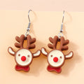 the HAPPY HOLIDAYS COLLECTION - Merry Christmas Earrings Fashion Christmas Tree Deer Santa Drop Earrings New Year Jewelry Gifts