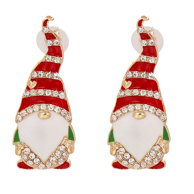 the UGLY CHRISTMAS SWEATER - Christmas Earrings Personality Red Clothes Jewelry Gifts