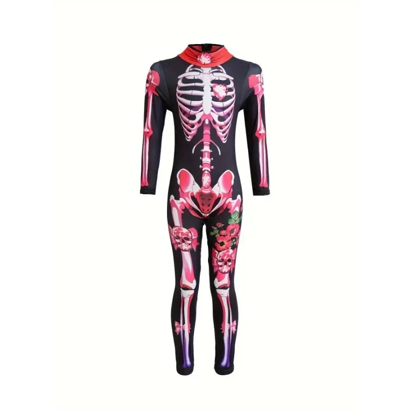 the ROSE SKELETON - Skeleton Rose Costume for Women & Girls Ghost Bride