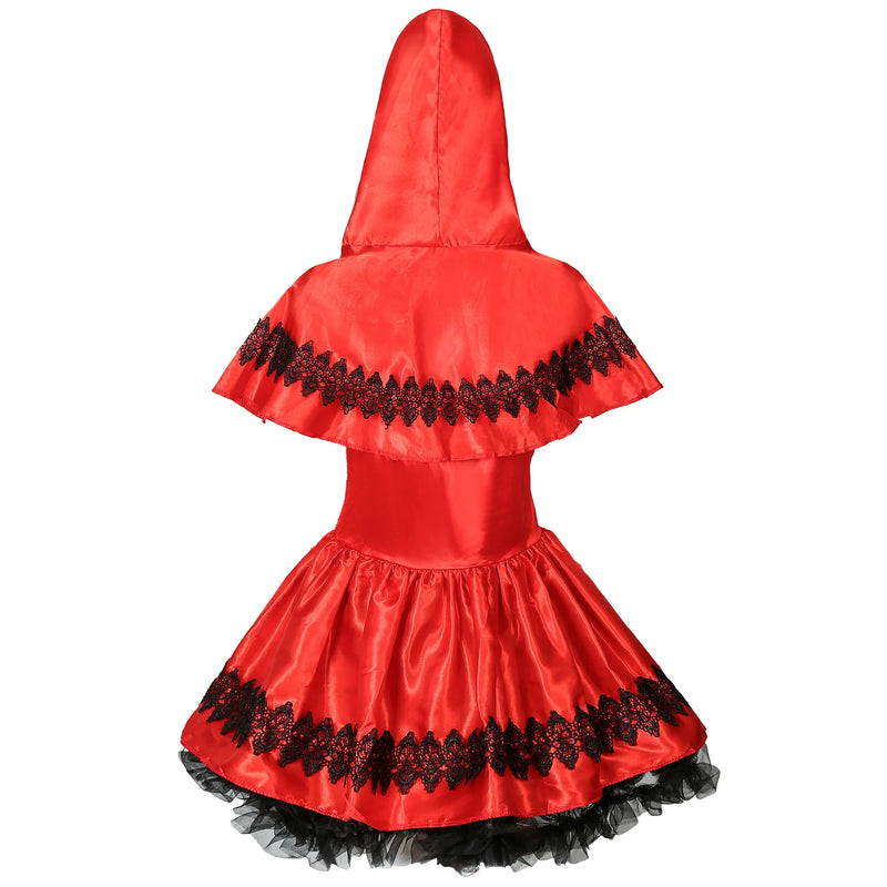 the BADDIE RED HOOD - Sexy Ladies Adult Little Red Riding Hood Halloween Costume