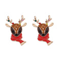 the MERRIMENT COLLECTION - Sweet Christmas Gingerbread Man Earrings New Year Gifts