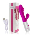 the G-SPOT - Strong G Spot Dildo Rabbit Vibrator Soft Silicone Pussy Massager Rechargeable Vagina Clitoris Stimulator Adult Sex Toy for Woman