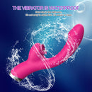the LICKER - Tongue Licking Vibrator 2 In 1 Adult Women Sex Toys Dildos Vibrators Clitoris Stimulator With 20 Speeds Vibrators Sex Product