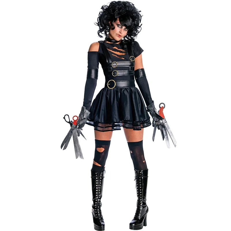 the SCISSORHANDS - Movie Edward Scissorhands Costumes for Adult Women