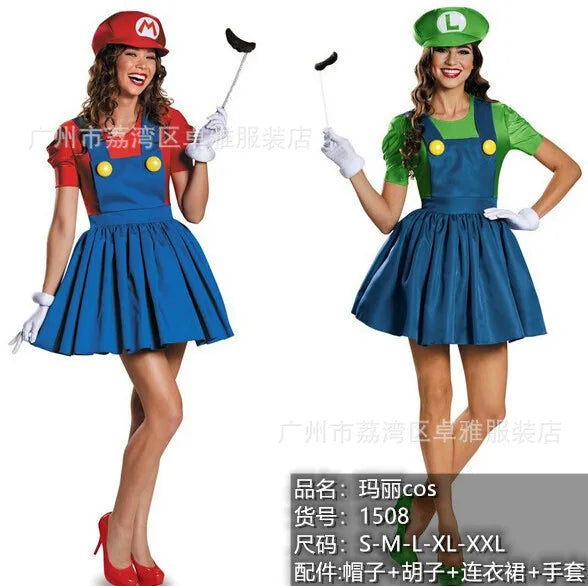 the MARIOS - Halloween Costumes for Adult Female