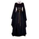 the MEDIEVAL WITCH - Witch Dress Cosplay Vampire Bride Halloween Carnival Party Performance Middle Ages Costumes